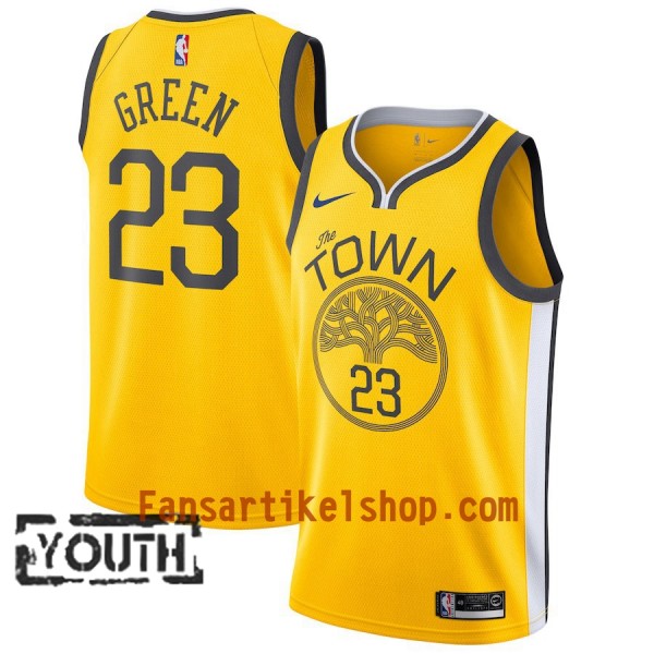 Golden State Warriors Trikot Draymond Green 23 2018-19 Nike Gelb Swingman - Kinder Golden State Warriors Trikot Draymond Green 23 2018-19 Nike Gelb Swingman - Kinder